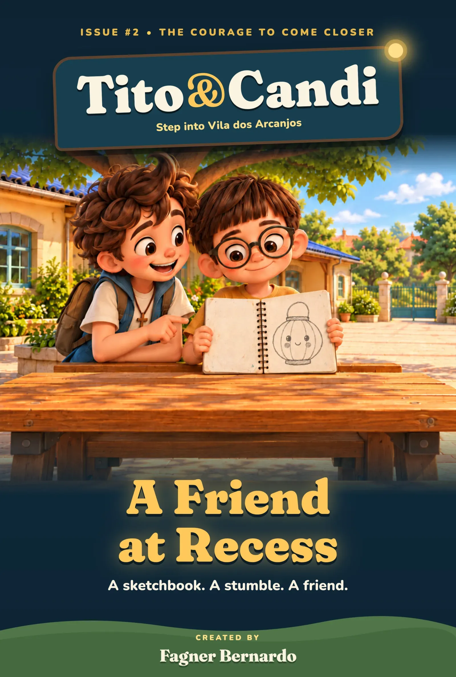 A Friend at Recess, Cover