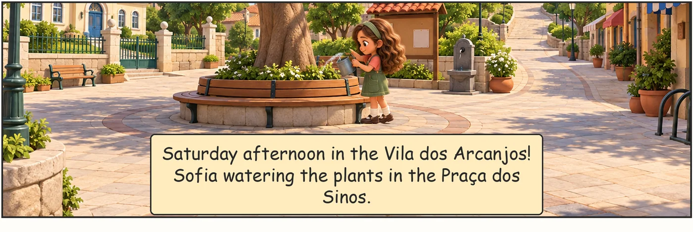 The Letters of the Sementinha, page 1, panel 1