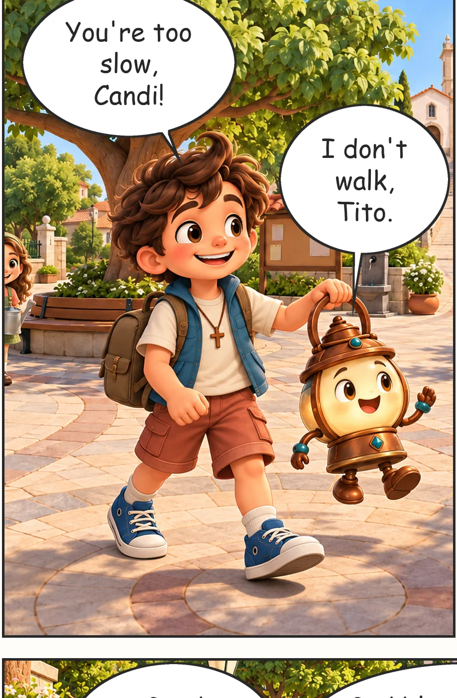 The Letters of the Sementinha, page 1, panel 2