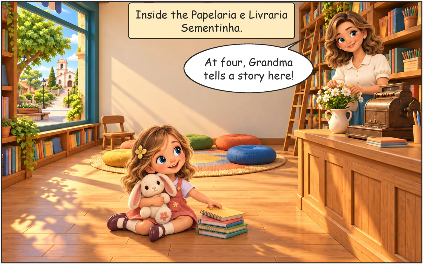 The Letters of the Sementinha, page 3, panel 3