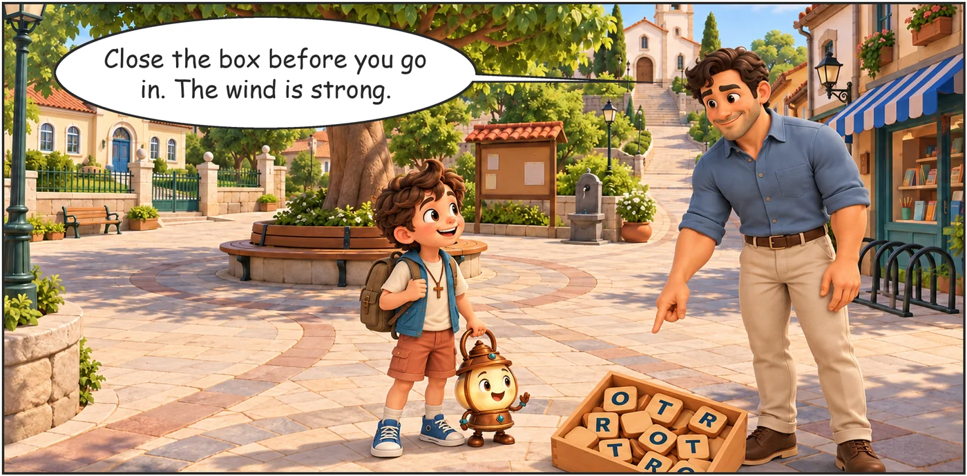 The Letters of the Sementinha, page 4, panel 1