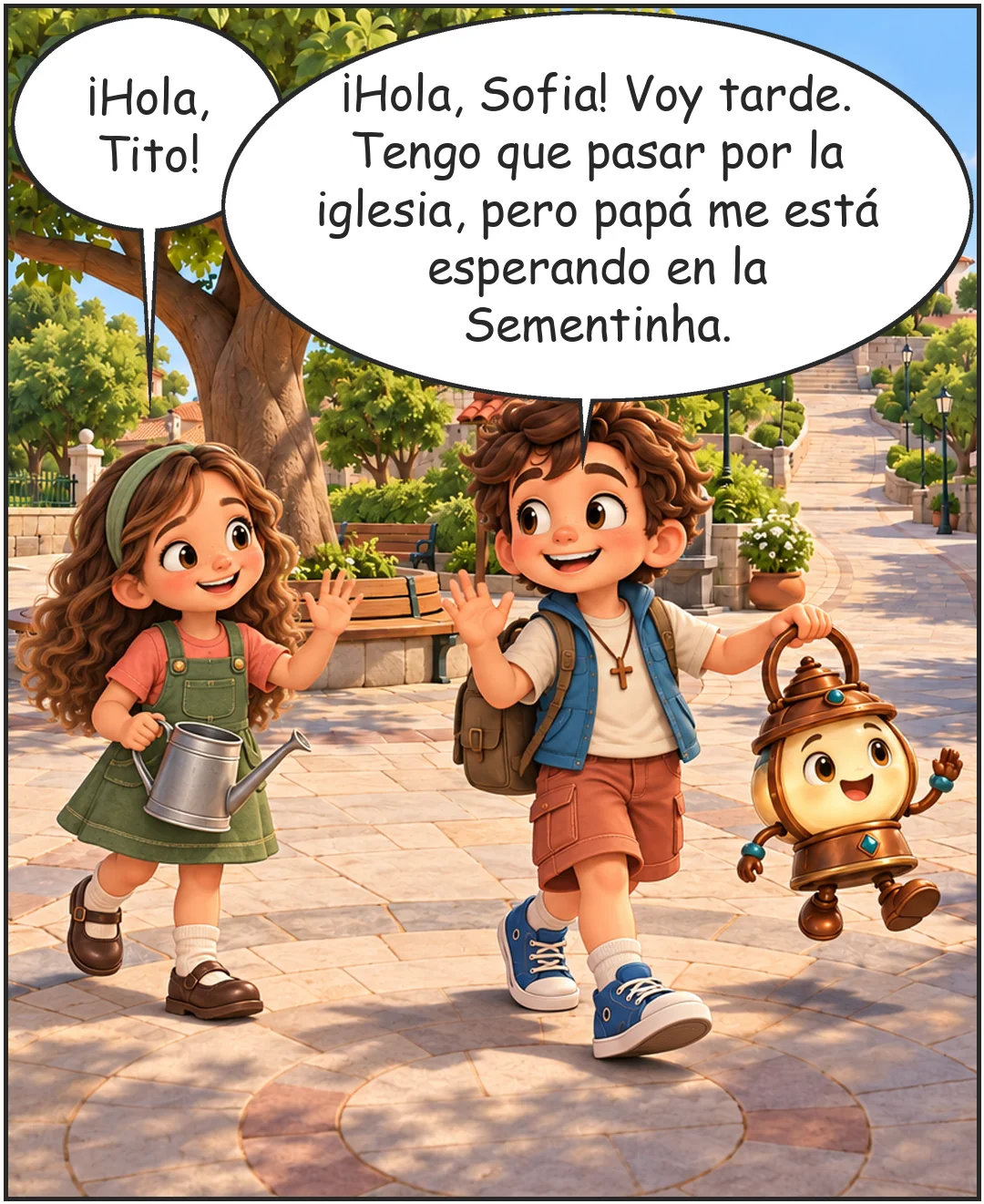 Las Letras de la Sementinha, página 1, viñeta 3
