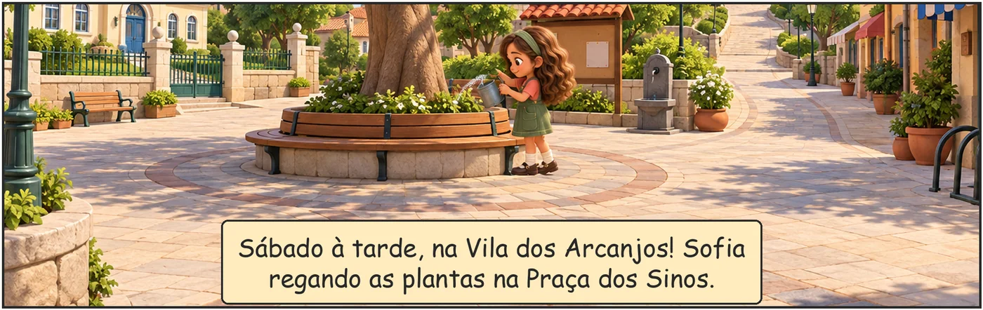 As Letras da Sementinha, página 1, quadro 1
