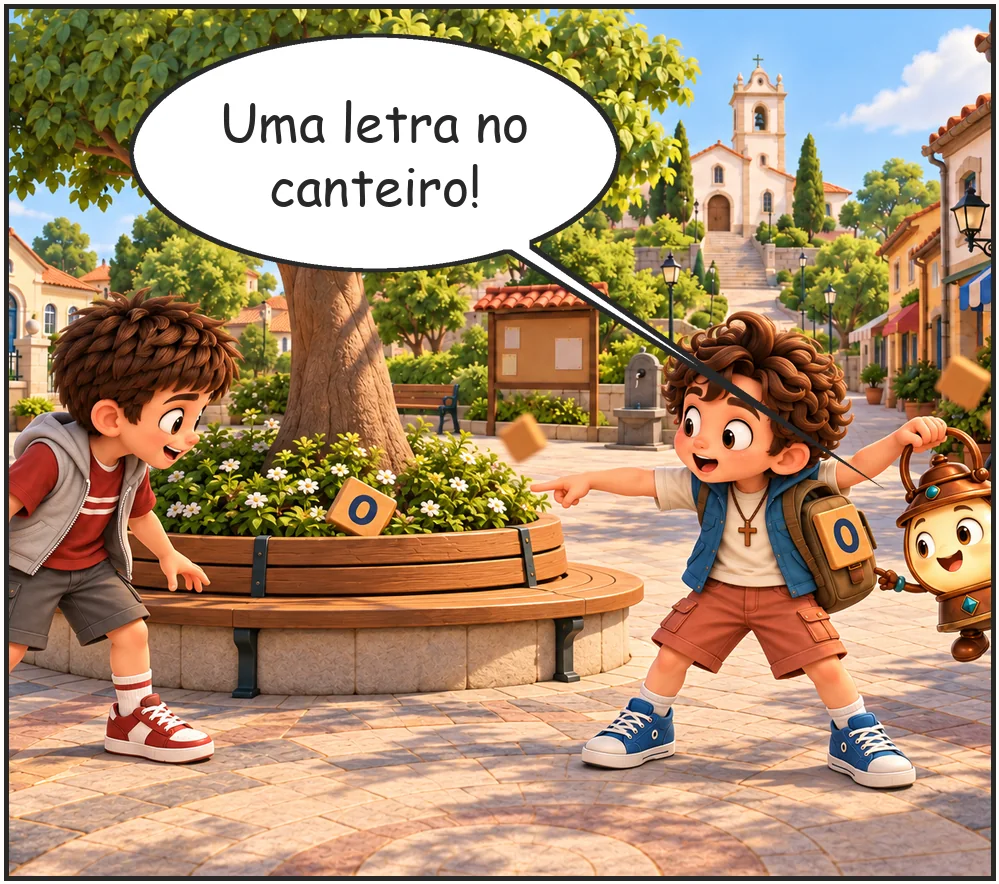 As Letras da Sementinha, página 6, quadro 3