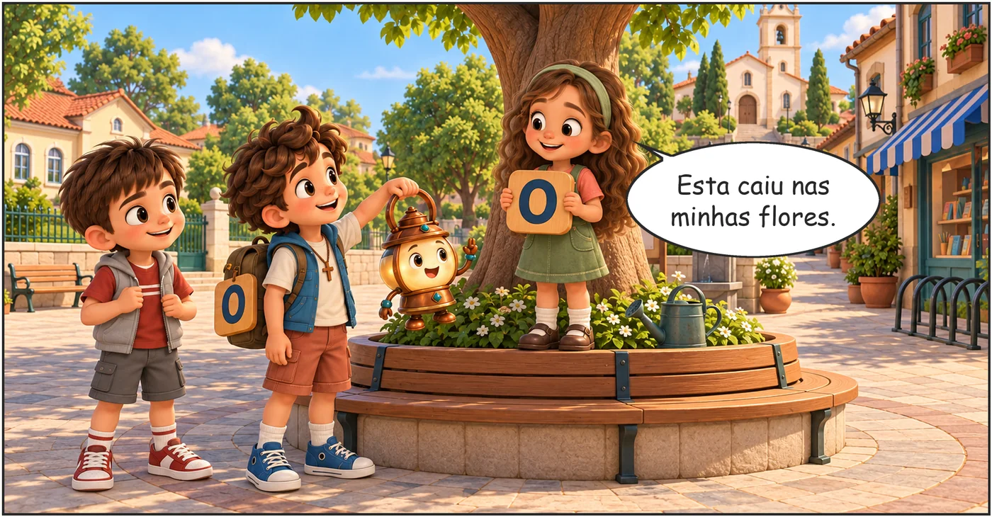 As Letras da Sementinha, página 7, quadro 1
