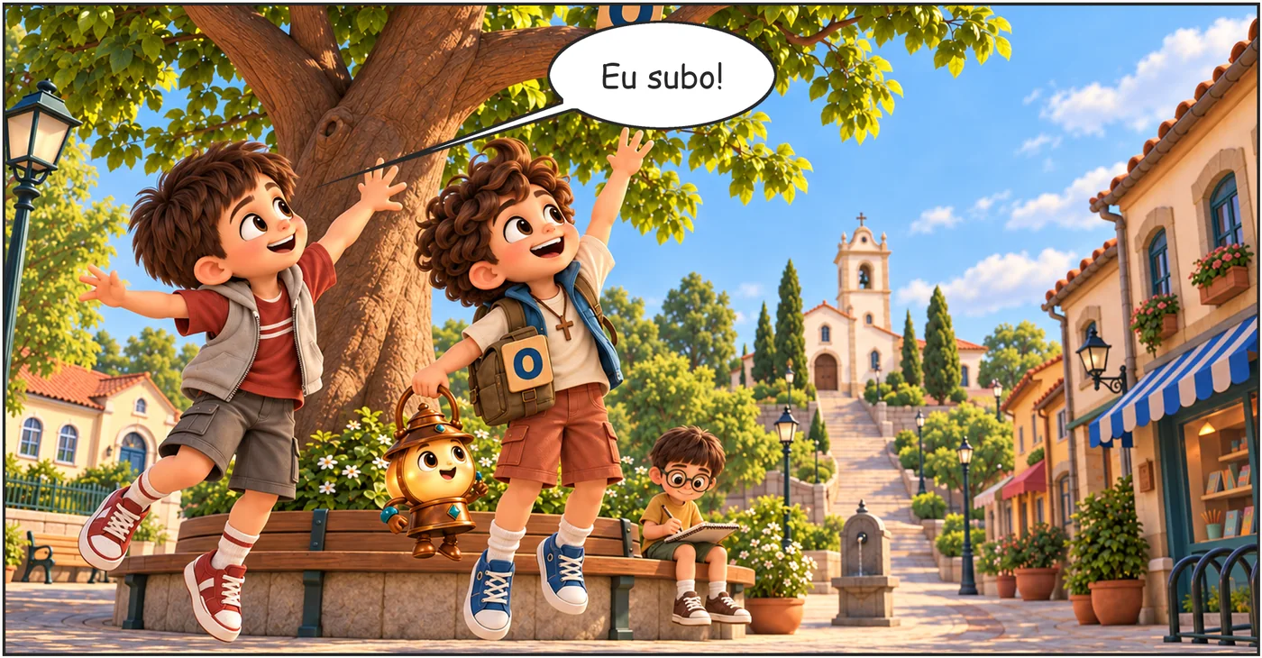 As Letras da Sementinha, página 8, quadro 1