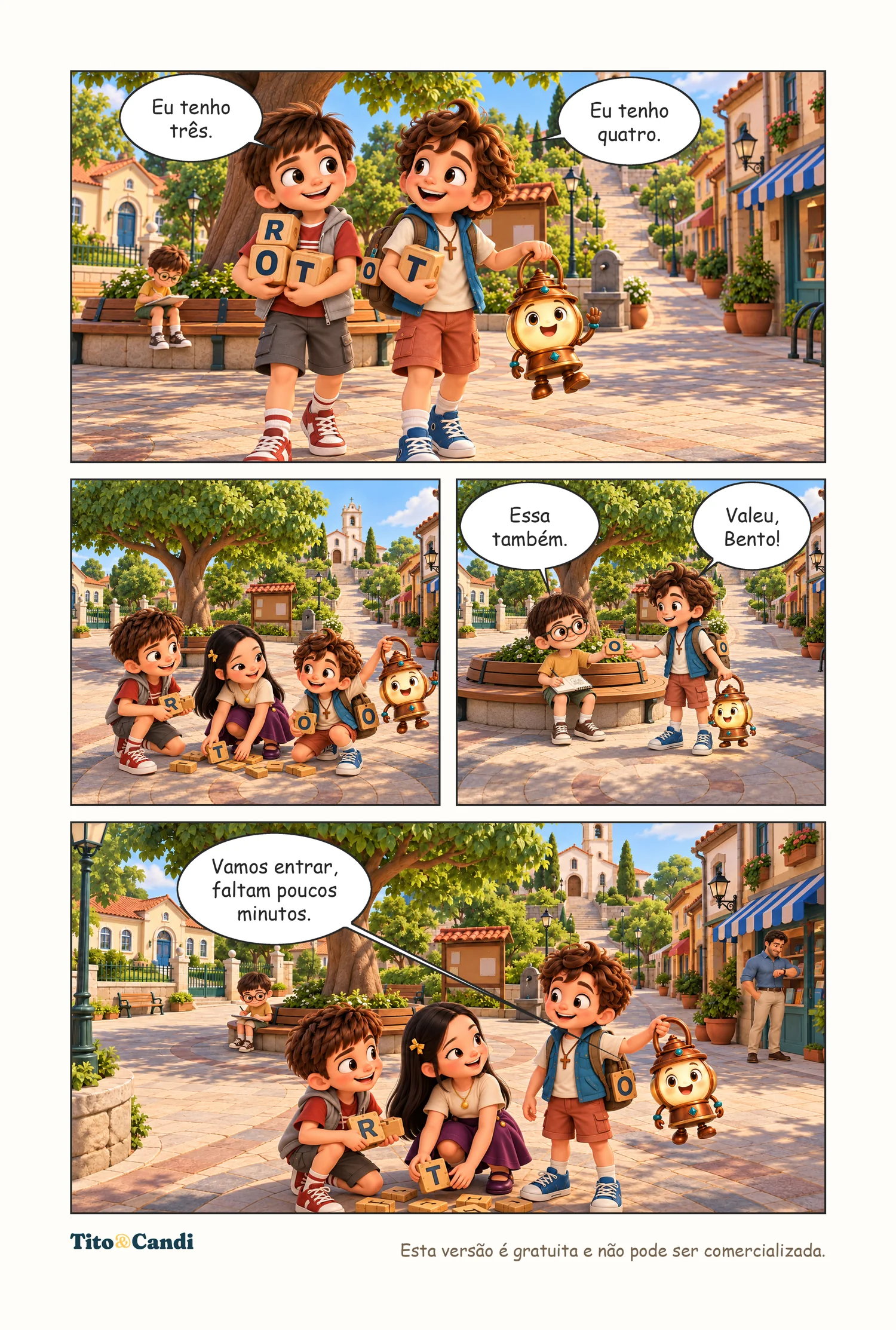 As Letras da Sementinha, página 9