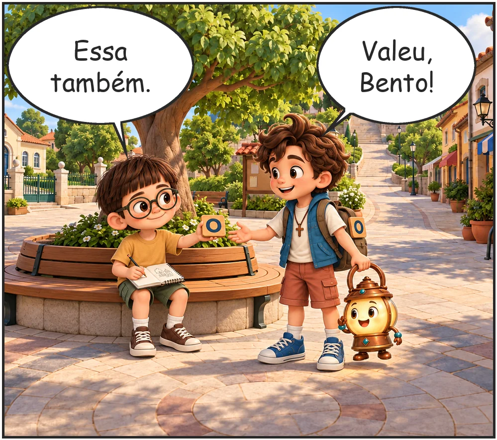 As Letras da Sementinha, página 9, quadro 3