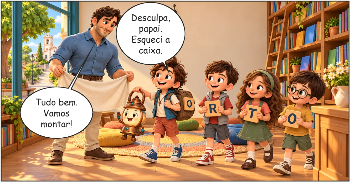As Letras da Sementinha, página 10, quadro 1